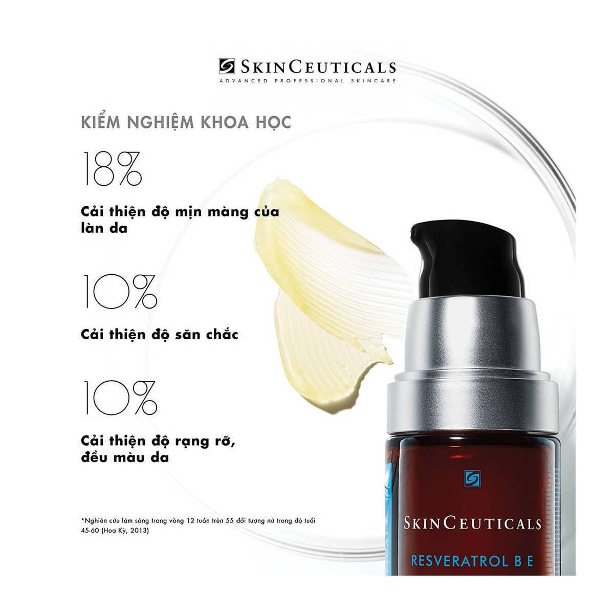 Serum đêm chống oxy hoá mặt Resveratrol B E | SkinCeuticals Serum | Dermtalk Store