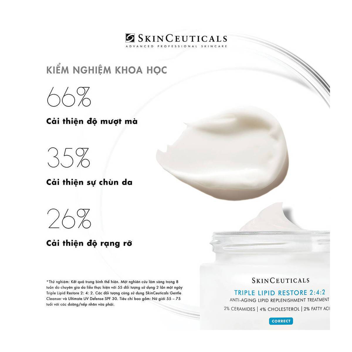 Kem dưỡng ẩm TRIPLE LIPID RESTORE 2:4:2 | SkinCeuticals Cream | Dermtalk Store