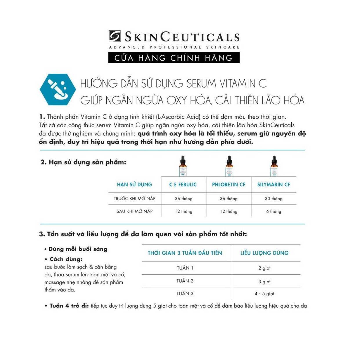 Serum mờ thâm Phloretin CF | SkinCeuticals Serum | Dermtalk Store