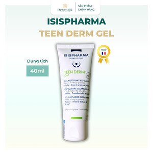 Gel rửa mặt giảm mụn cho da dầu Isispharma Teen Derm Gel 40ml/150ml | ISISPHARMA | Dermtalk Store