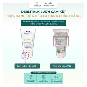 Gel rửa mặt giảm mụn cho da dầu Isispharma Teen Derm Gel 40ml/150ml | ISISPHARMA | Dermtalk Store