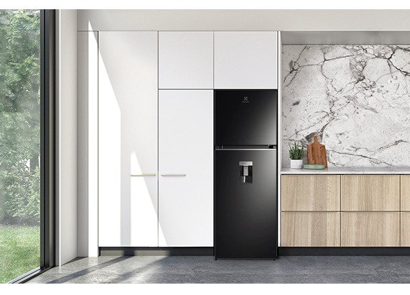 tủ lạnh electrolux inverter 312 lít etb3460k-h