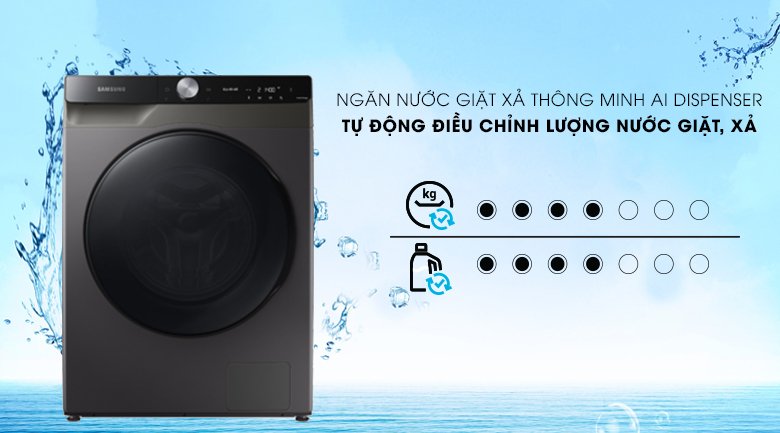 máy giặt sấy samsung ai inverter 14kg wd14tp44dsb/sv