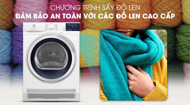 máy sấy ngưng tụ electrolux 7 kg edc704gewa