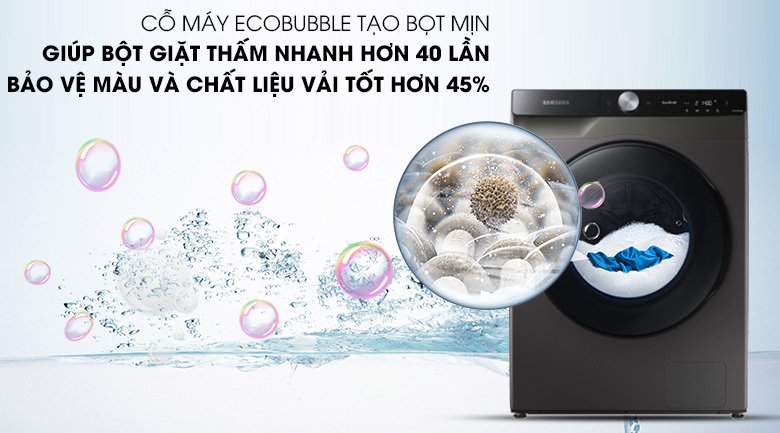máy giặt sấy samsung ai inverter 14kg wd14tp44dsb/sv