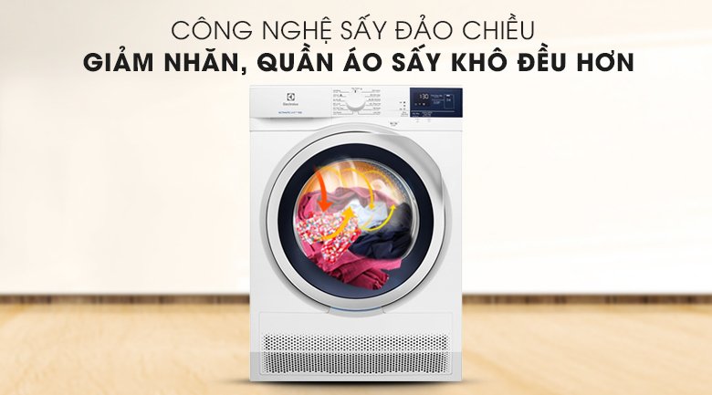 máy sấy ngưng tụ electrolux 7 kg edc704gewa