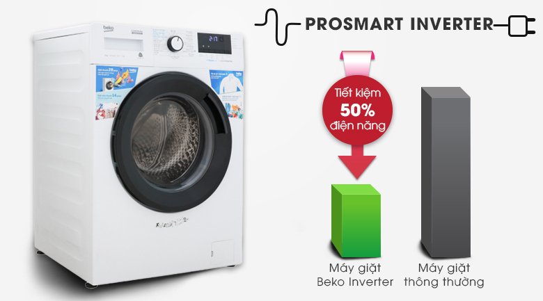 máy giặt beko inverter 9 kg wcv9612xb0st sale sập sàn