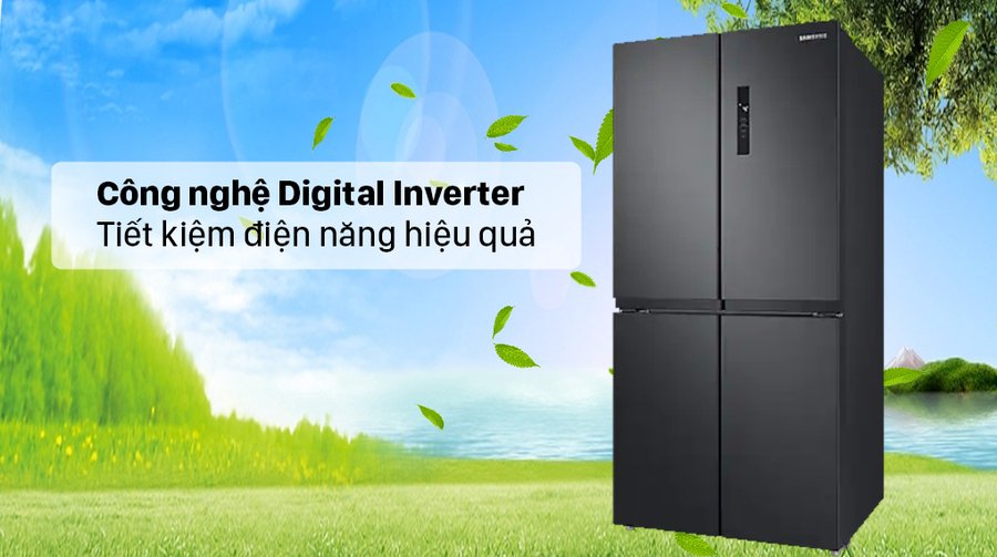 tủ lạnh samsung inverter 488 lít rf48a4000b4/sv