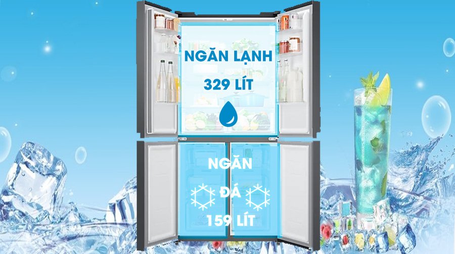 tủ lạnh samsung inverter 488 lít rf48a4000b4/sv