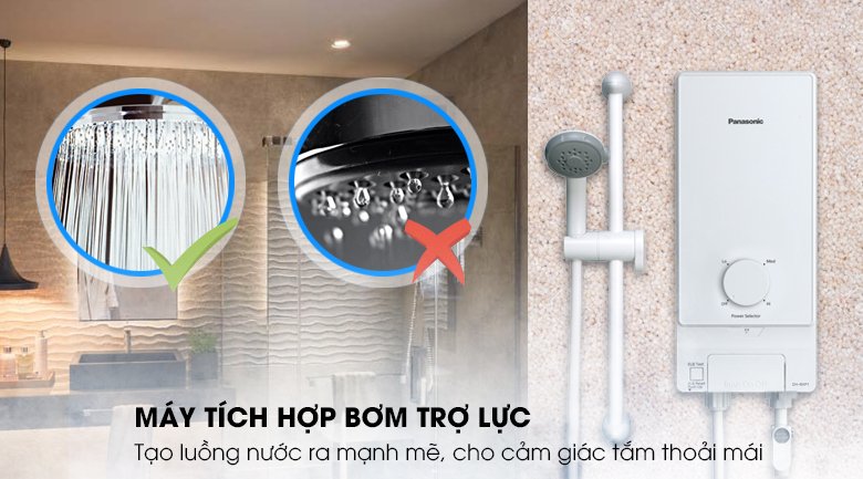 máy nước nóng panasonic dh-4ms1vw 4.5kw