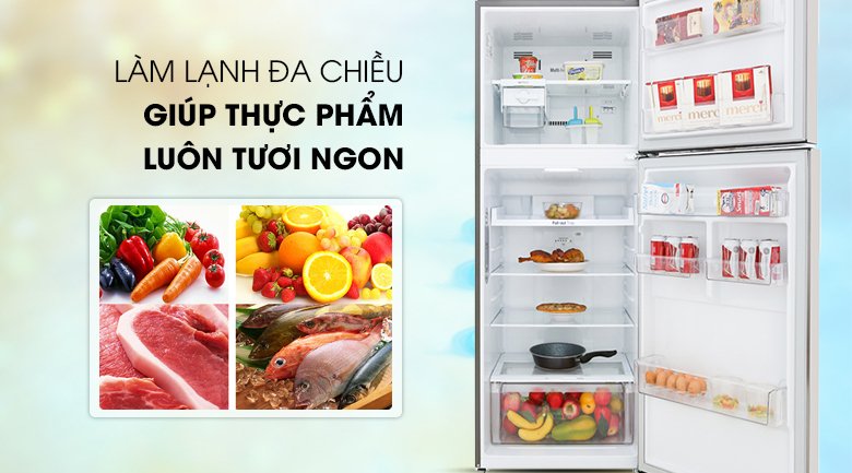 tủ lạnh lg inverter 393 lít gn-m422ps