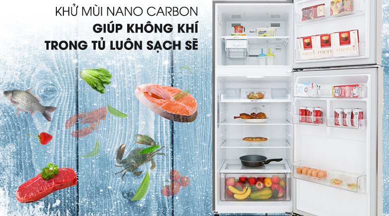 tủ lạnh lg inverter 393 lít gn-m422ps