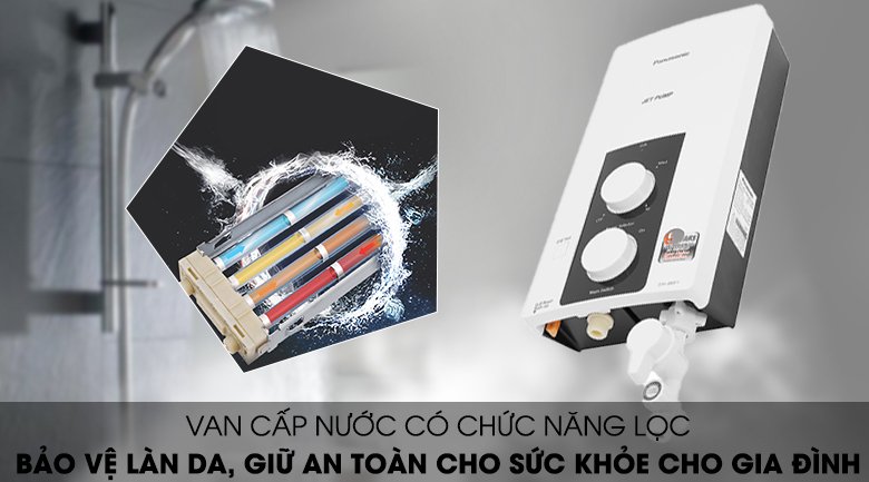 máy nước nóng trực tiếp panasonic 4500w dh-4rp1vw