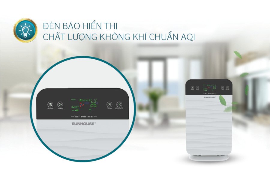 máy lọc không khí sunhouse shd-15ap9715