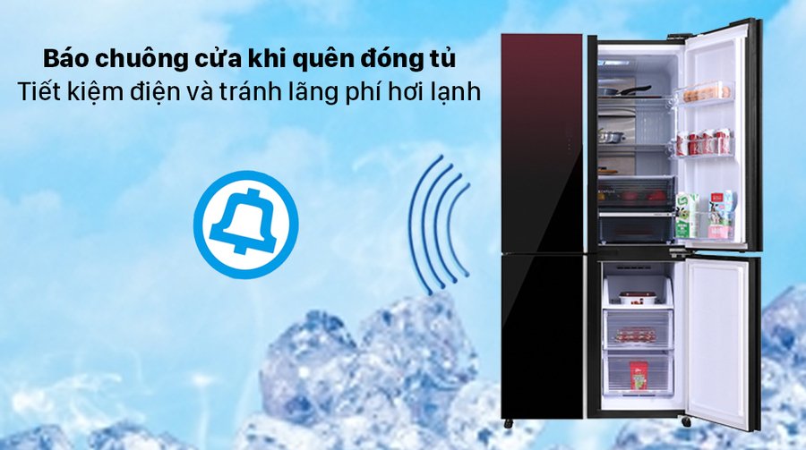 tủ lạnh sharp inverter 572 lít sj-fxp640vg-mr