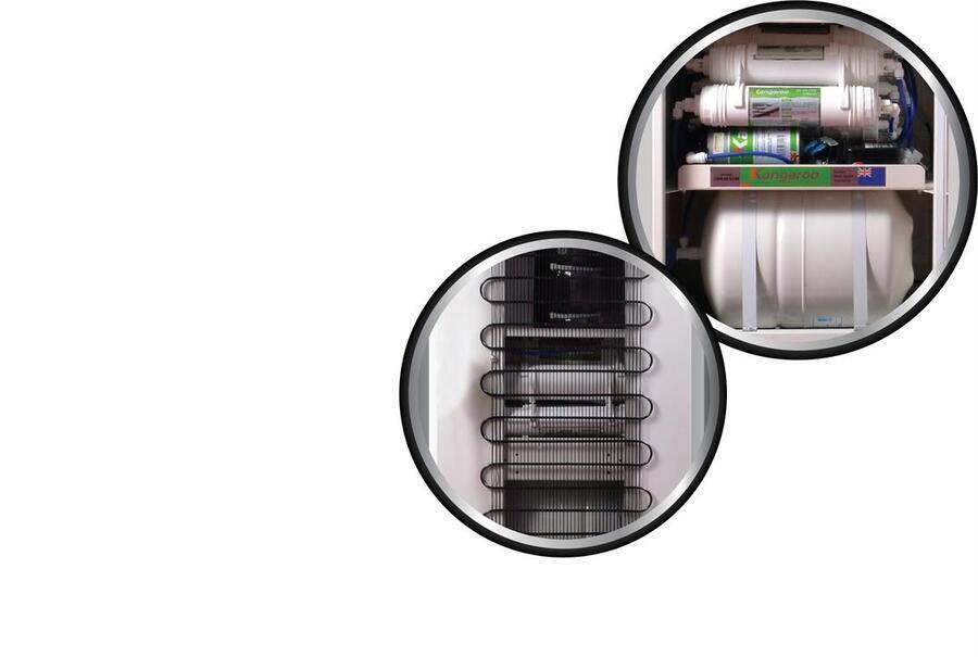 máy lọc nước nóng lạnh hydrogen 10 lõi kangaroo kg100hk