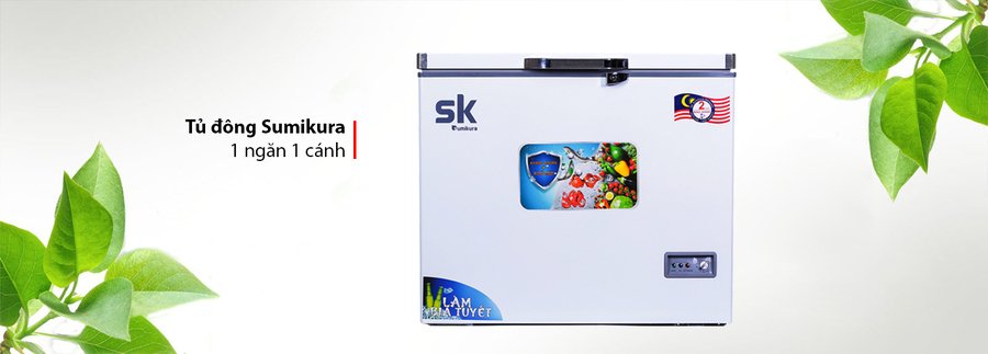 tủ đông 1 ngăn 300 lít sumikura skf-300s ( js)