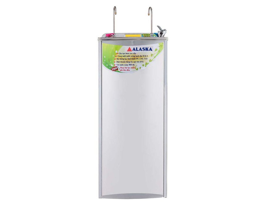 cây nước nóng lạnh kiêm máy lọc nước alaska hc450h