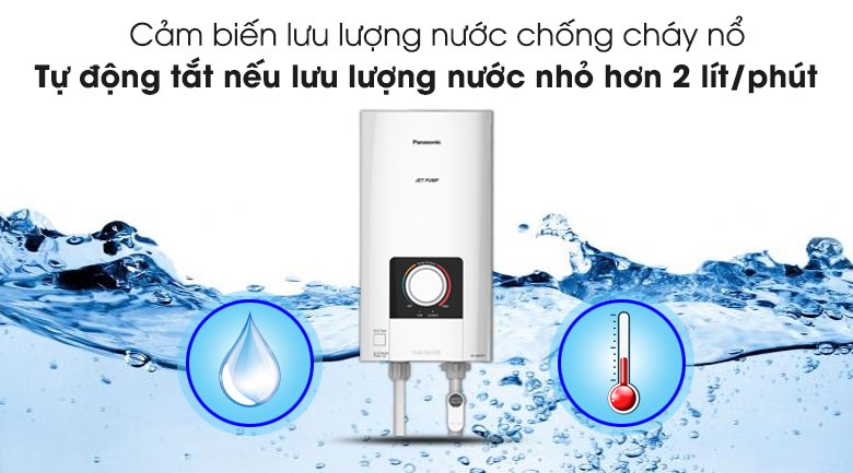 máy nước nóng trực tiếp panasonic 4500w dh-4ntp1vm