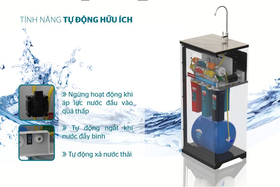 máy lọc nước r.o 9 lõi sunhouse sha8817kp