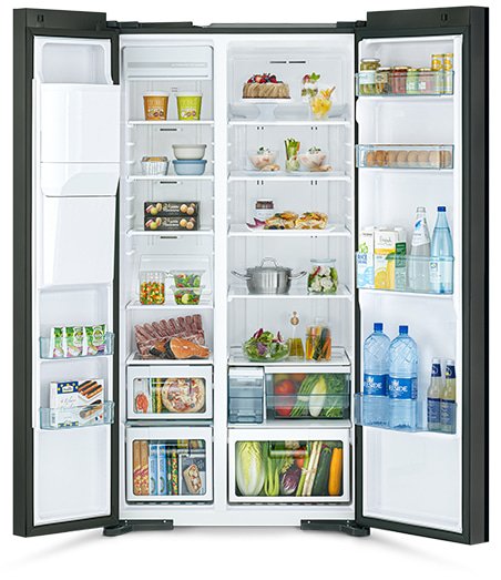 tủ lạnh hitachi inverter 573 lít r-sx800gpgv0(gbk)