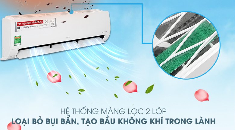 máy lạnh lg inverter 2.5 hp v24enf1 mới 2021