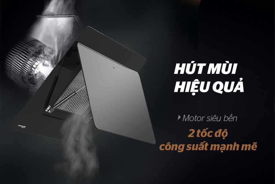 máy hút mùi cao cấp kính vát sunhouse mama mmb6818-70