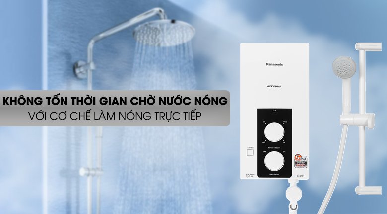 máy nước nóng trực tiếp panasonic 4500w dh-4rp1vw