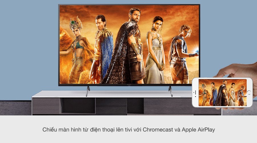 android tivi sony 4k 55 inch kd-55x80j mới 2021