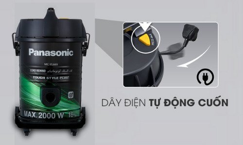 máy hút bụi khô panasonic pahb-mc-yl669gn49