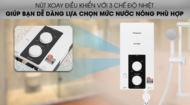 máy nước nóng trực tiếp panasonic 4500w dh-4rp1vw