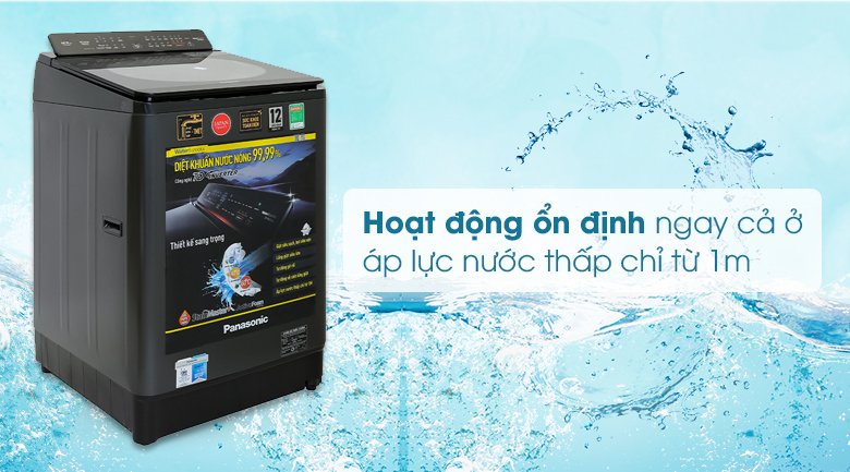 máy giặt panasonic inverter 12.5 kg na-fd125v1bv