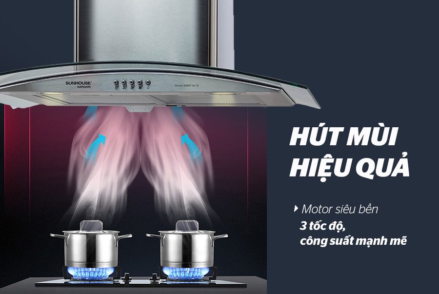 máy hút mùi kính cong sunhouse mama mm6719-70