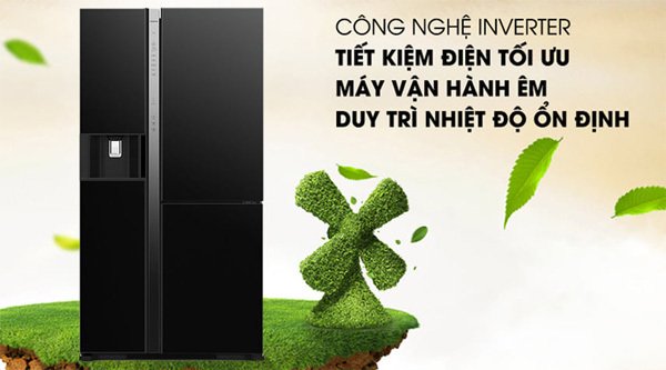 tủ lạnh hitachi inverter 569 lít r-mx800gvgv0(gbk)