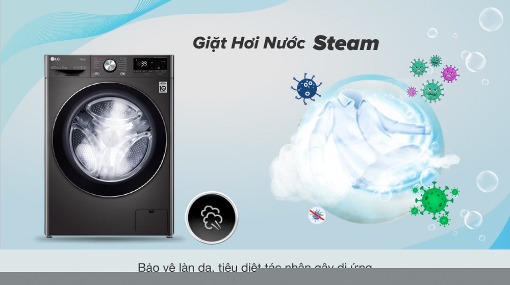 máy giặt lg inverter 10 kg fv1410s3b