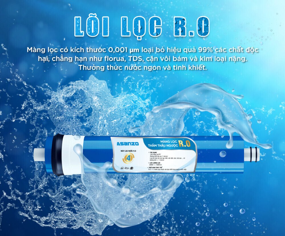 máy lọc nước r.o isaqua 08 cấp asz-802ts