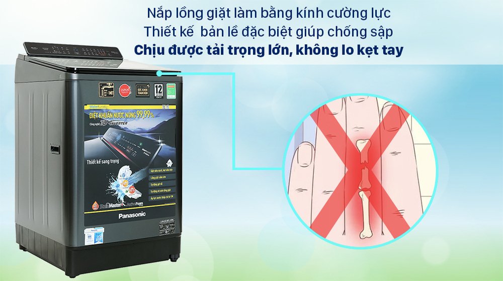 máy giặt panasonic inverter 16 kg na-fd16v1brv