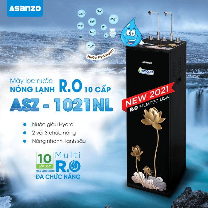 máy lọc nước r.o isaqua 08 cấp asz-802ts