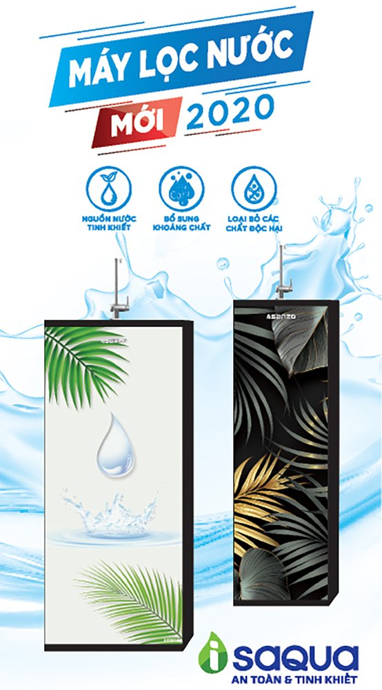 máy lọc nước asanzo 10 cấp isaqua asz-102ts