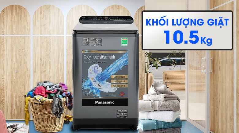 máy giặt panasonic inverter 10.5 kg na-fd10ar1bv