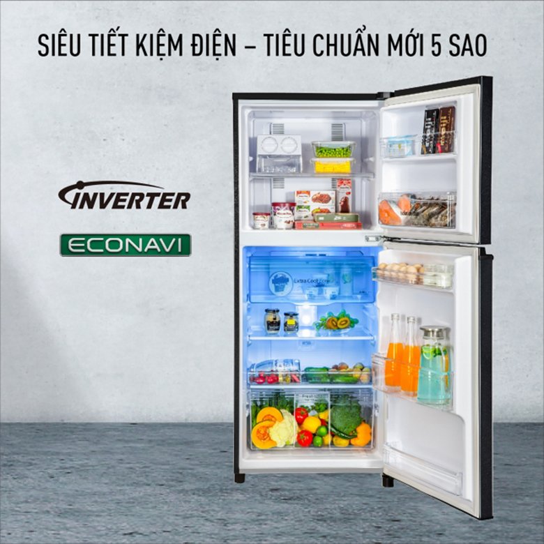 tủ lạnh panasonic inverter 306 lít nr-tv341vgmv