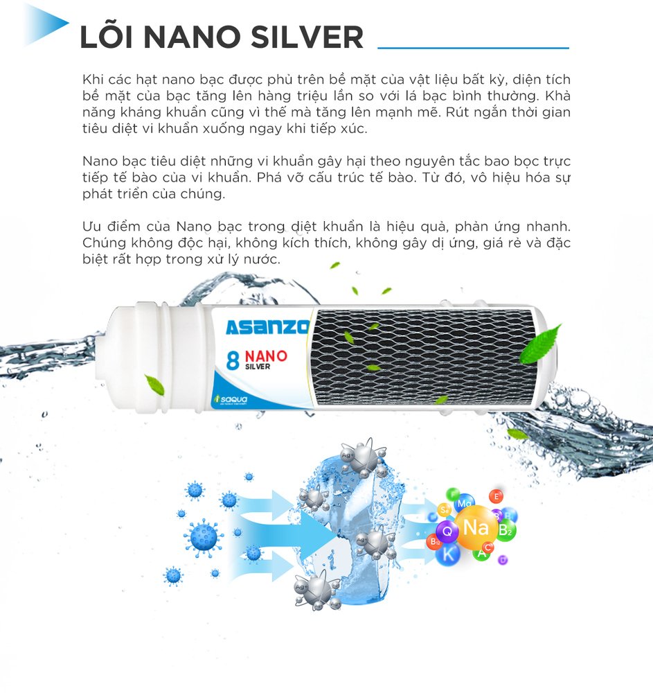 máy lọc nước r.o isaqua nóng lạnh 10 cấp asz-1021nl
