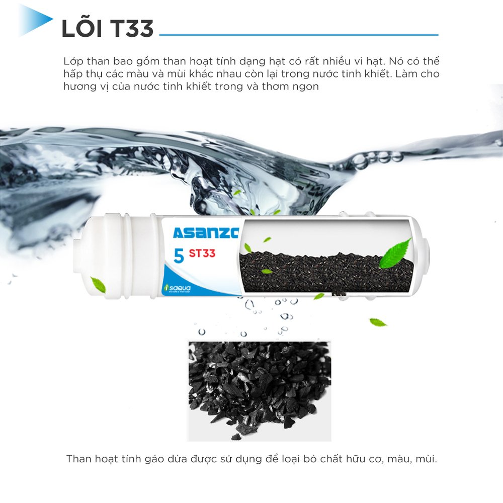 máy lọc nước r.o isaqua nóng lạnh 10 cấp asz-1021nl
