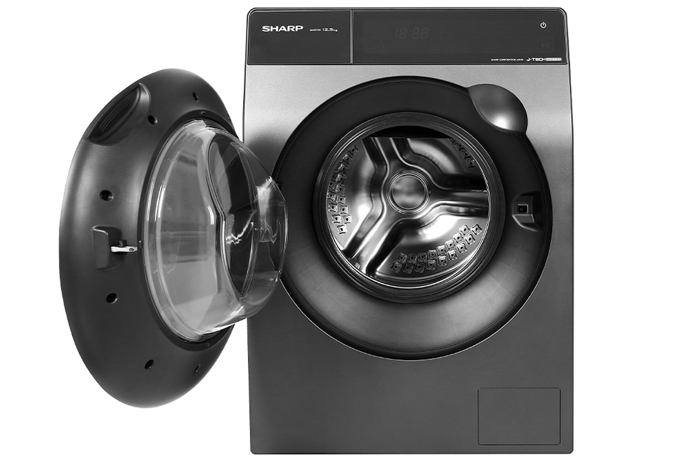 máy giặt sharp 8.5 kg es-fk852sv-g