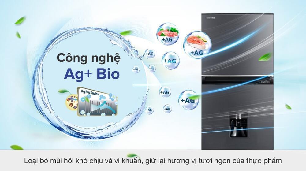 tủ lạnh toshiba inverter 249 lít gr-rt325we-pmv(06)-mg