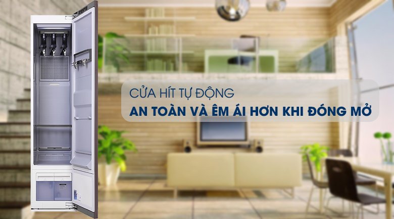 tủ chăm sóc áo quần thông minh samsung df60r8600cg/sv