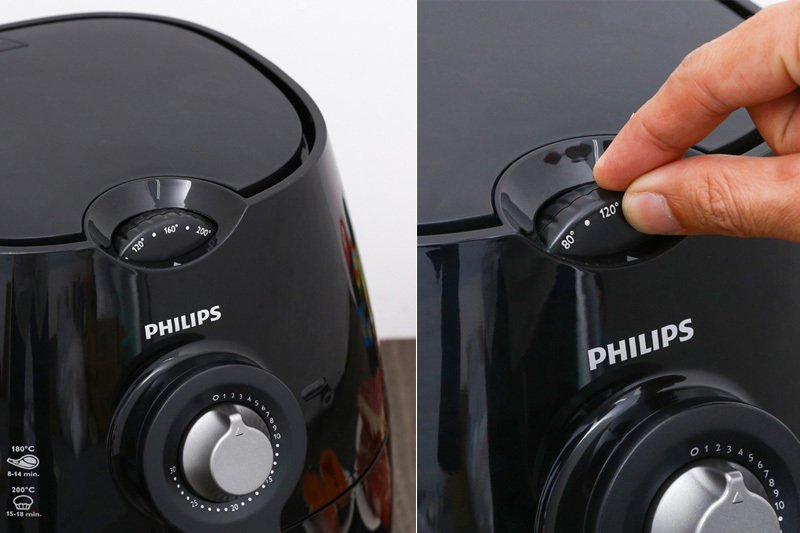 nồi chiên không dầu philips hd9220/20 2.4 lít