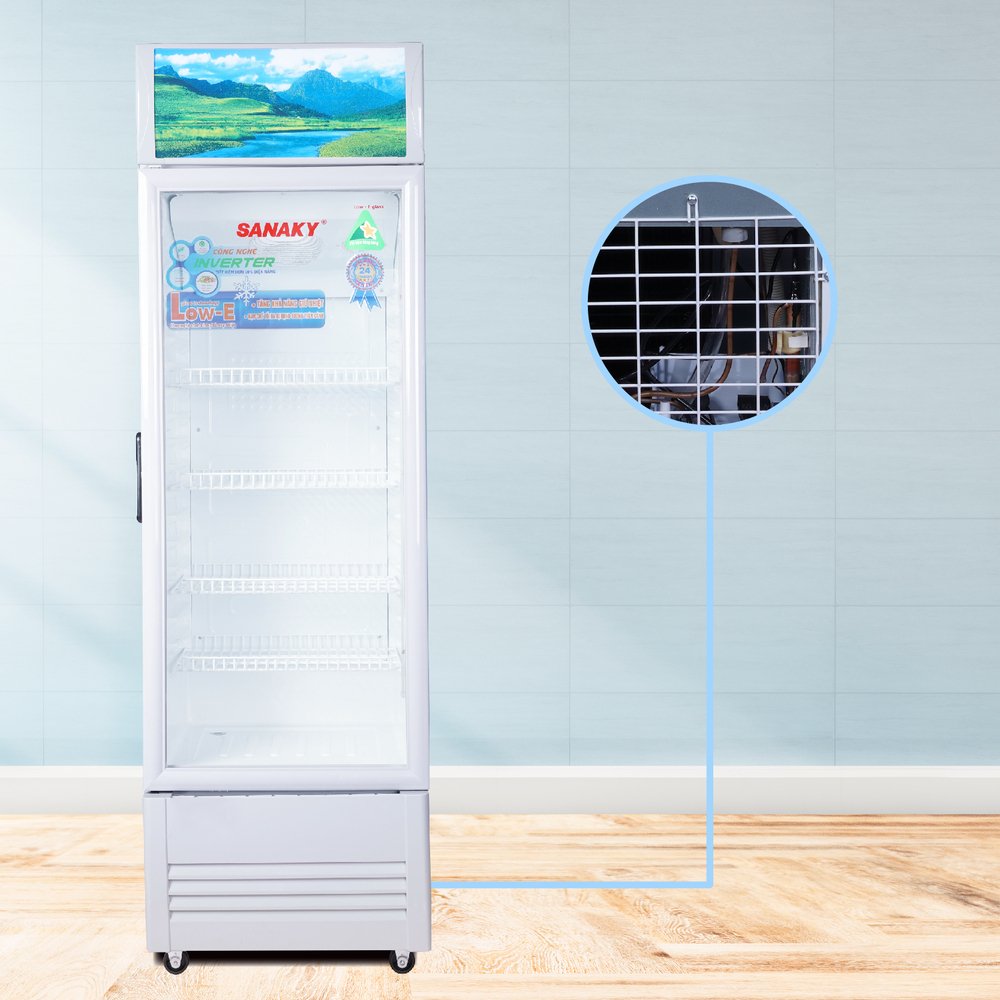tủ mát inverter sanaky vh-358k3l 350 lít