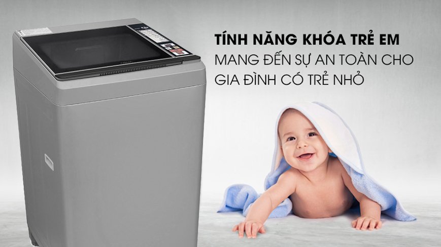 máy giặt aqua 8.5 kg aqw-s85ft.n
