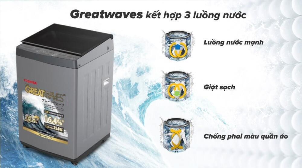 máy giặt toshiba inverter 12kg aw-duk1300kv(sg)